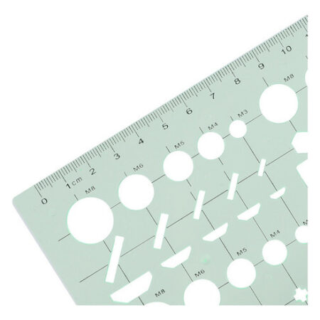 Conjunto De Régua 12pcs Réguas De Classificação Em Forma De - Imagem 4