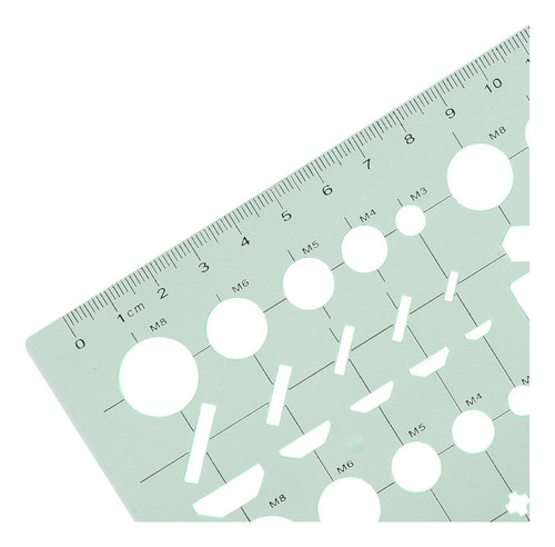 Conjunto De Régua 12pcs Réguas De Classificação Em Forma De - Imagem 4