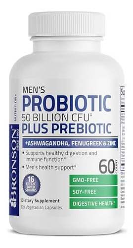 Probiótico Masculino Bronson 50 Bilhões De Ufc Plus Prebióti - Imagem 4