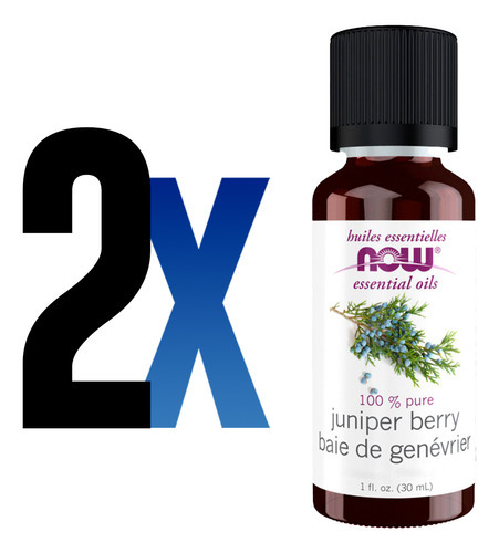 Óleo Bagas Zimbro Now Foods Juniper Berry 30ml Importado 2un - Imagem 2