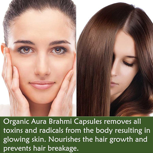 Cápsulas Orgânicas Aura Brahmi -120 Contagens. Fortalece E A - Imagem 5