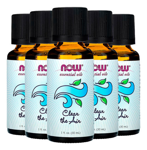 Mistura Óleo Clear The Air Now Foods 30ml Importado 5un