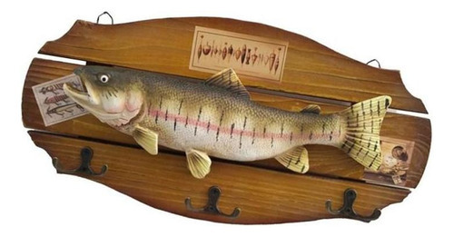 Decoração De Parede De Peixe Simulada 39x19.5x1cm - Imagem 6