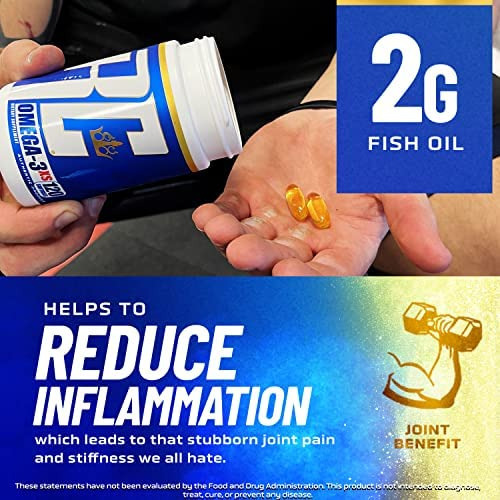 Óleo De Peixe Omega-xs Da Série Ronnie Coleman Com Cápsulas - Imagem 4