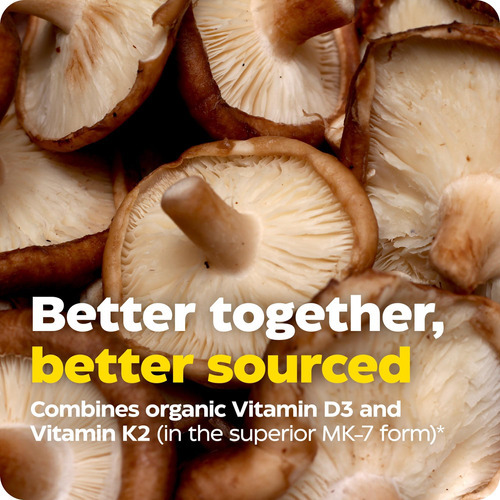 Enzymedica, Vitamina Orgânica D3 + K2, 5.000 Ui De Vit D3 E - Imagem 3