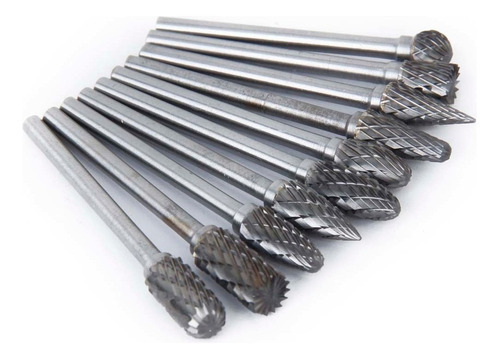 Kit 10 Limas Rotativa Carboneto Tungstênio Haste 6mm - Imagem 5