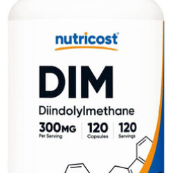 Nutricost Dim (diindolilmetano) Plus Bioperine 300mg, 120 Cá