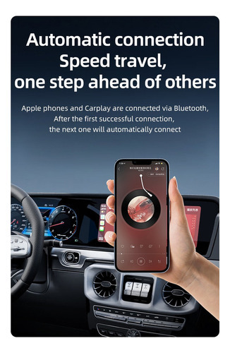 Streaming Box Automotivo Carro Multimídia Carplay ParaiPhone - Imagem 5