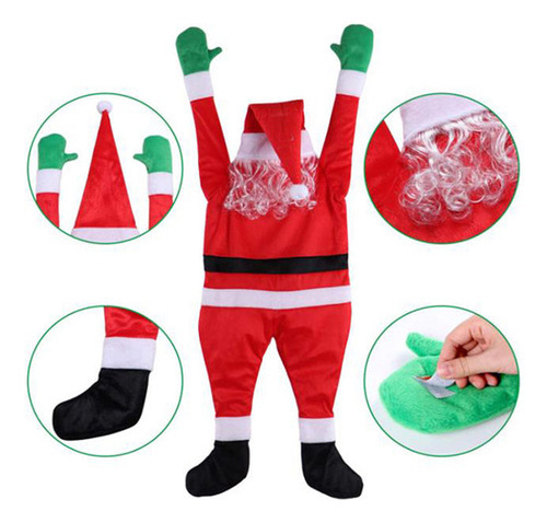 Adorno Navideño Colgante Escalada Papai Noel