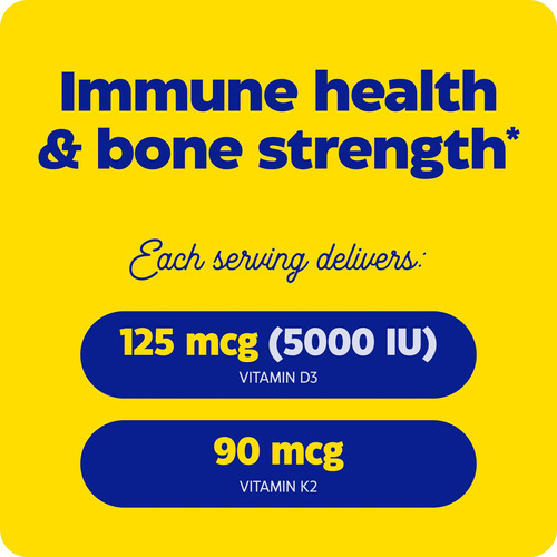 Enzymedica, Vitamina Orgânica D3 + K2, 5.000 Ui De Vit D3 E - Imagem 4