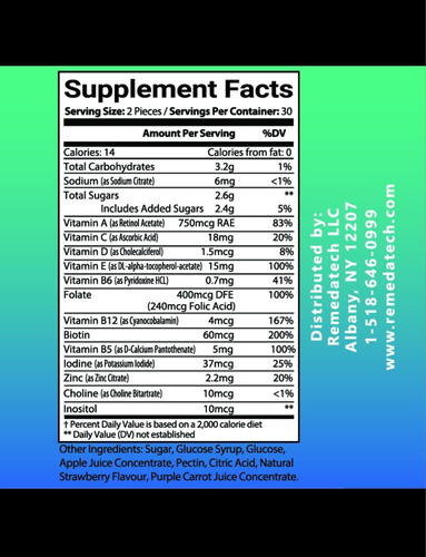Gomas Multivitamínicas Para Adultos Nevancia Com Nutrientes - Imagem 6