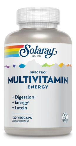 Multivitamínico Solaray Spectro | 120 Ct (energia)
