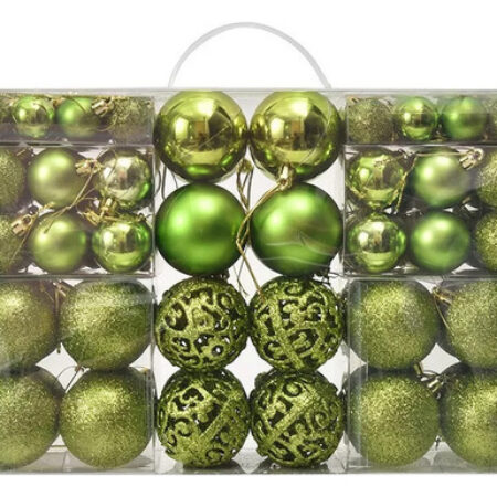 Conjunto De Enfeites De Bolas De Natal De 100 Peças - Imagem 13