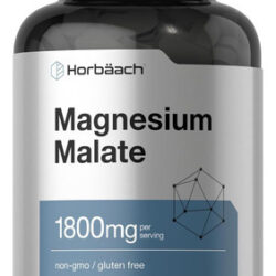 Horbäach Malato De Magnésio 1800mg | 250 Cápsulas Revestidas