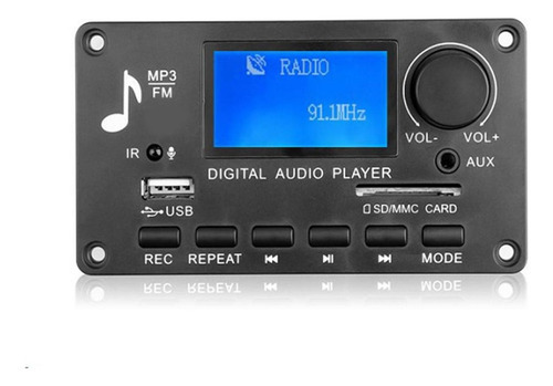 Módulo De Áudio Usb Tf Usb Fm Rádio De Carro 12v 5.0 Wma - Imagem 5