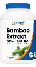 Suplemento Nutricost Extrato De Bambu 400mg 240 Cápsulas - Imagem 2