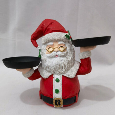 Suporte De Guloseimas De Sobremesa De Papai Noel Decoração D - Imagem 4