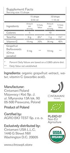 Citrosept Gse, Líquido De 1,69 Onças | O Líquido De Extrato - Imagem 2