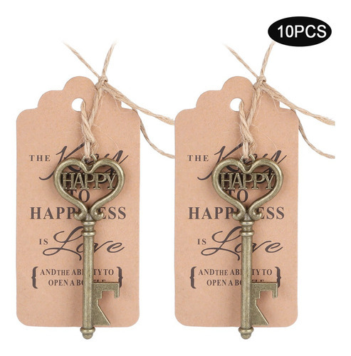Com Tag Card Decoração De Casamento Abridores De Cerveja Abr - Imagem 5