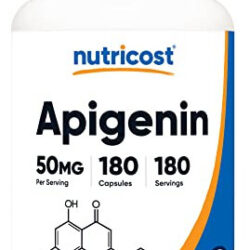 Nutricost Apigenina 50 Mg, 180 Cápsulas - Sem Transgênicos,