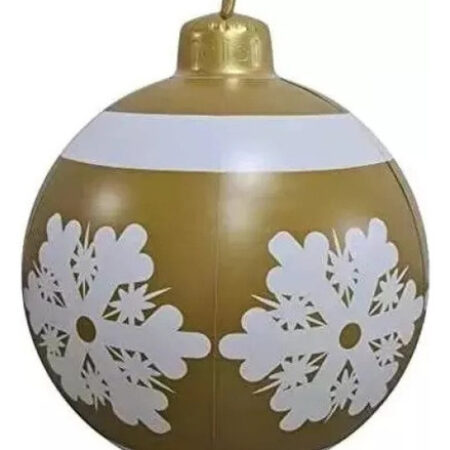 Bola Inflável Do Decoração Do Pvc Do Natal Gigante 80cm - Imagem 12