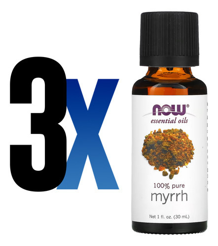 Óleo De Mirra Now Foods 30 Ml Produto Importado 3un - Imagem 2