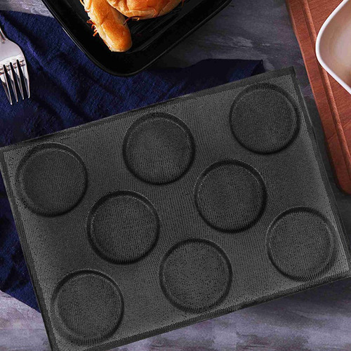 Formas De Pão De Hambúrguer De Silicone, Moldes De Padaria P - Imagem 4