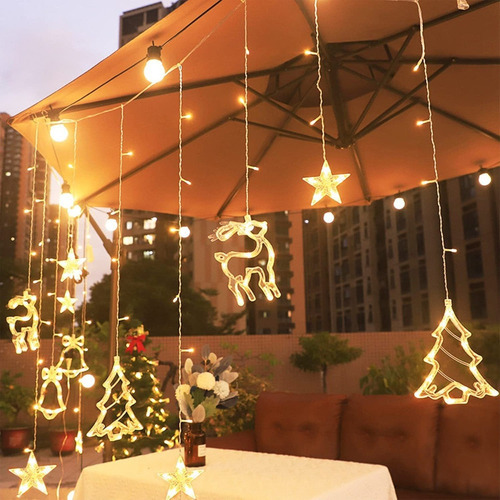 Luzes De Janela, Decorações, Alce Iluminado De Natal - Imagem 5