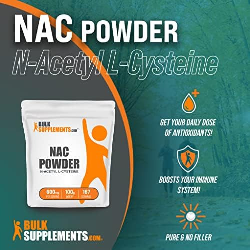 Nac Pó (n-acetil L-cisteína) - Nac 600mg - N-acetil Cisteína - Imagem 3