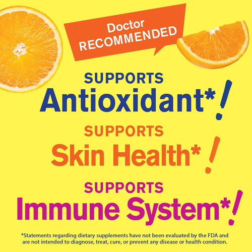 Gomas De Vitamina C Wellyeah 500 Mg | Sabores De Origem Natu - Imagem 3