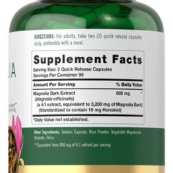 Casca De Magnólia Carlyle 3200 Mg | 180 Cápsulas Em Pó | Sup