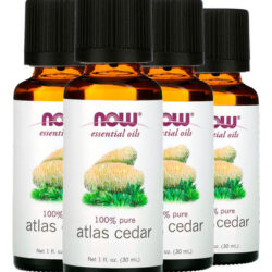 Óleo De Cedro Atlas Now Foods 30ml Puro Importado 4un
