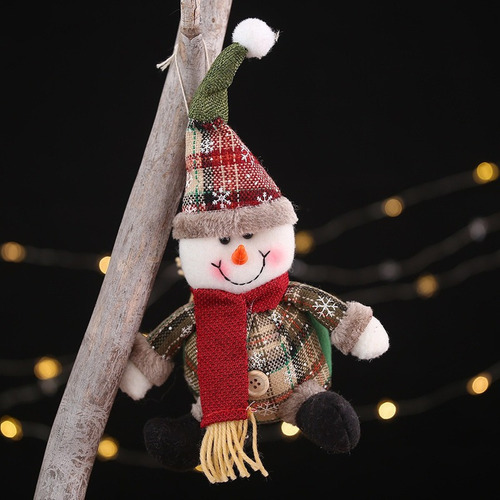 Kit Trio: Boneco De Neve, Papai Noel, Rena, Decoração De Nat - Imagem 8