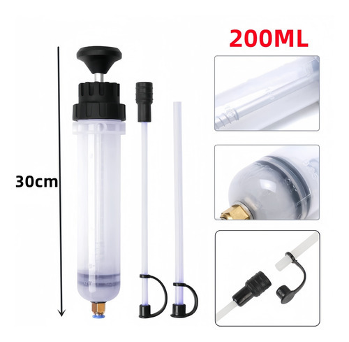 Seringa De Óleo Extrator De Fluido De Freio De 200 Ml - Imagem 7