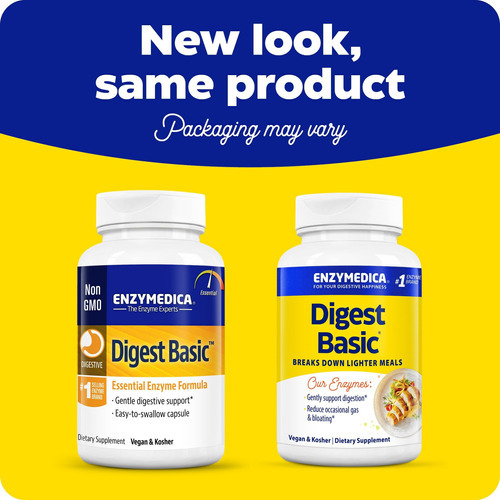 Enzymedica - Digest Basic, Essential Full Spectrum Digestive - Imagem 2
