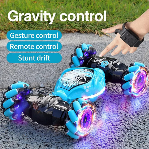 Sensor De Gesto Rc Car Toy De 2,4 Ghz Com Luzes/música 8 Em - Imagem 3