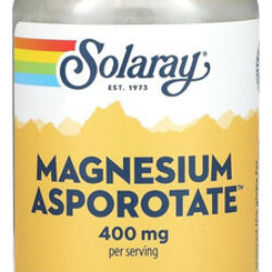 Suplemento De Asporotato De Magnésio Solaray, 200 Mg, 60 Con
