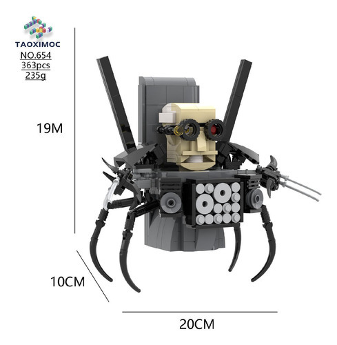 Bloco De Brinquedos De Banheiro Humano Titan Clock Tv Figure - Imagem 5