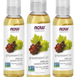 Óleo De Semente De Uva 118ml Now Foods Grapeseed Oil 3un