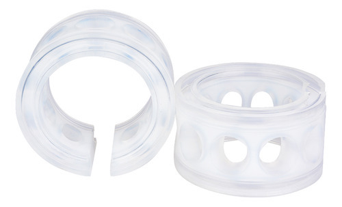 2 Peças De Retentor De Carro Transparente Tpe Spring Buffer - Imagem 4