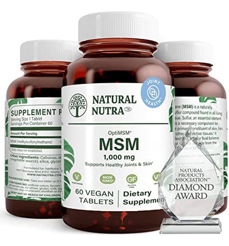 Natural Nutra Optimsm Com Metilsulfonilmetano, Suplemento De