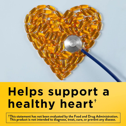 Nature Made Fish Oil 1000 Mg Softgels, Suplementos De Óleo D - Imagem 2