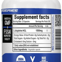 Cápsulas Hcl De Nutrija L-arginina-forma De Biodisponibilida