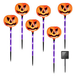 Pacote De 6 Lanternas Decorativas De Halloween, 8 Padrões