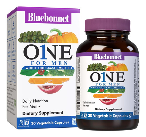 Bluebonnet Nutrition Men"s One Organic Vegetal Capsule, Who