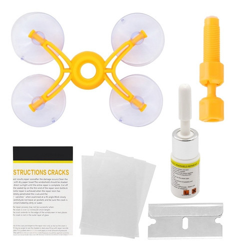 Kit De Reparação Do Para-brisa Do Carro Arranhão Reparação D