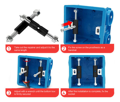 Reparador De Caixa De Soquete, Barra De Suporte De Caixa Elé - Imagem 6
