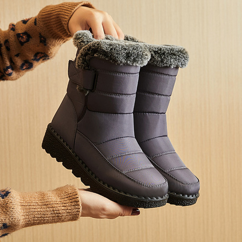 Botas De Neve Impermeáveis Femininas De Inverno - Imagem 21