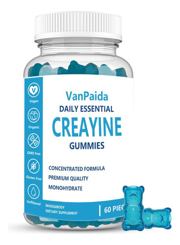 Gommias De Creatina Monohidratadas, Monohidratação De Creati