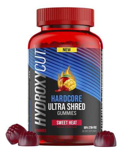 Gomas Hydroxycut Hardcore Ultra Shred, Sweet Heat - 99% Sem